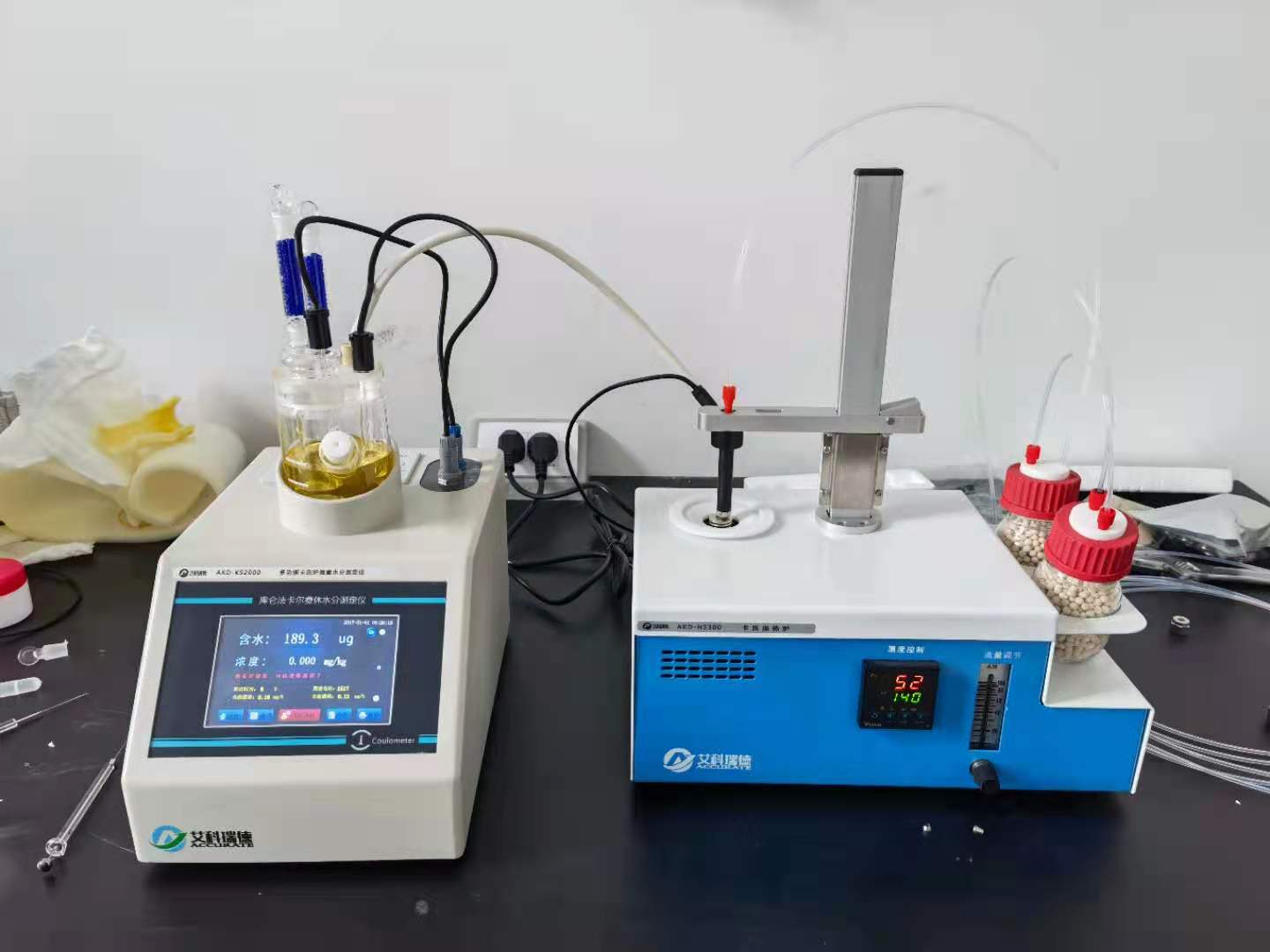 卡氏爐法塑料顆粒微量水分測定儀